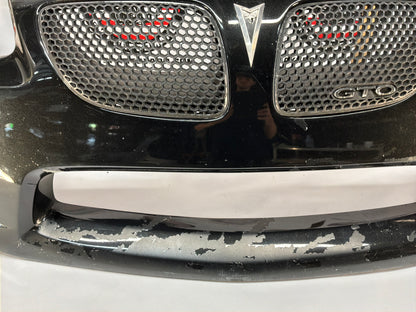 2006 Pontiac GTO Front Bumper Cover Fascia Black OEM
