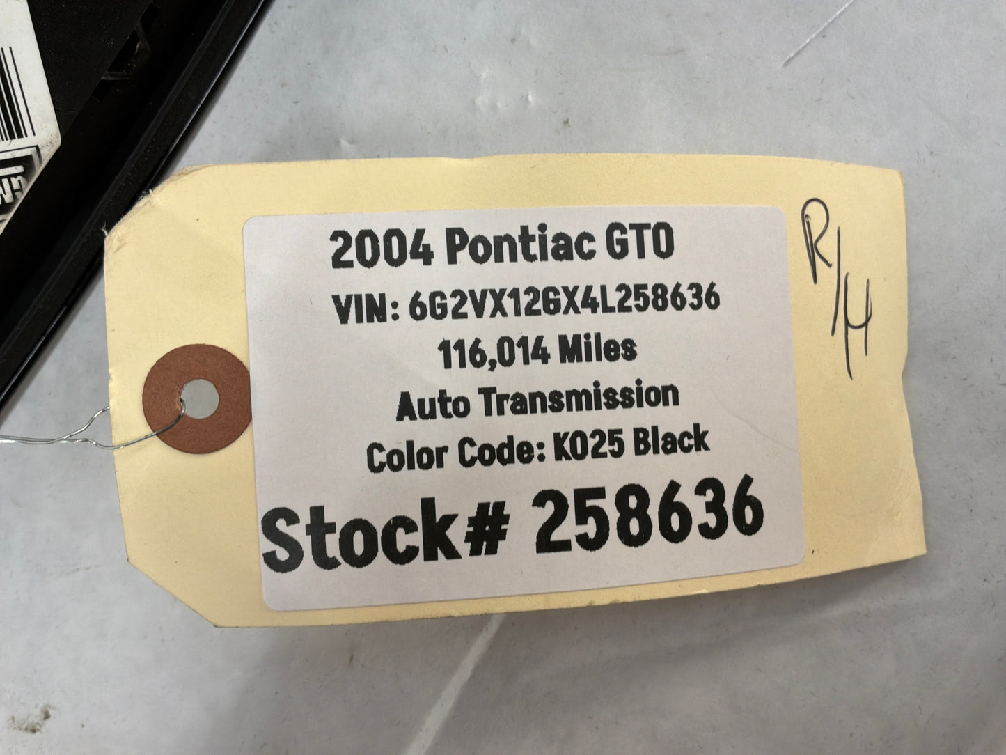 2004 Pontiac GTO RH Passenger Exterior Outside Mirror OEM
