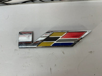 2009 Cadillac CTS-V RH & LH Badges Emblems OEM
