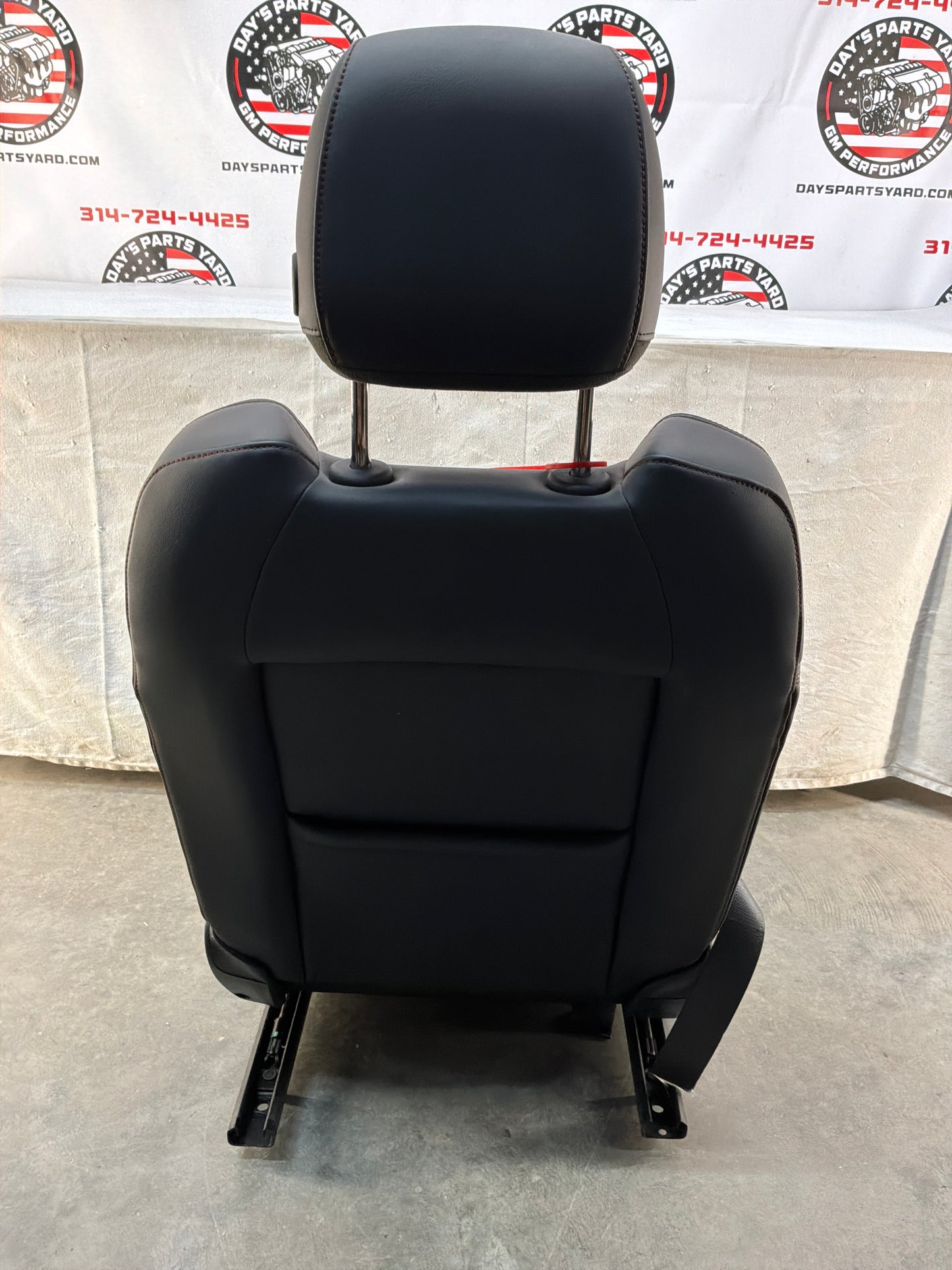 2017 Chevy SS Sedan RH Passenger Front Seat Black Leather Alcantara Suede OEM