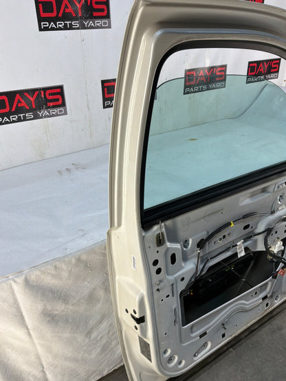 2012 Chevy Avalanche LH Driver Front Exterior Door White Assembly OEM