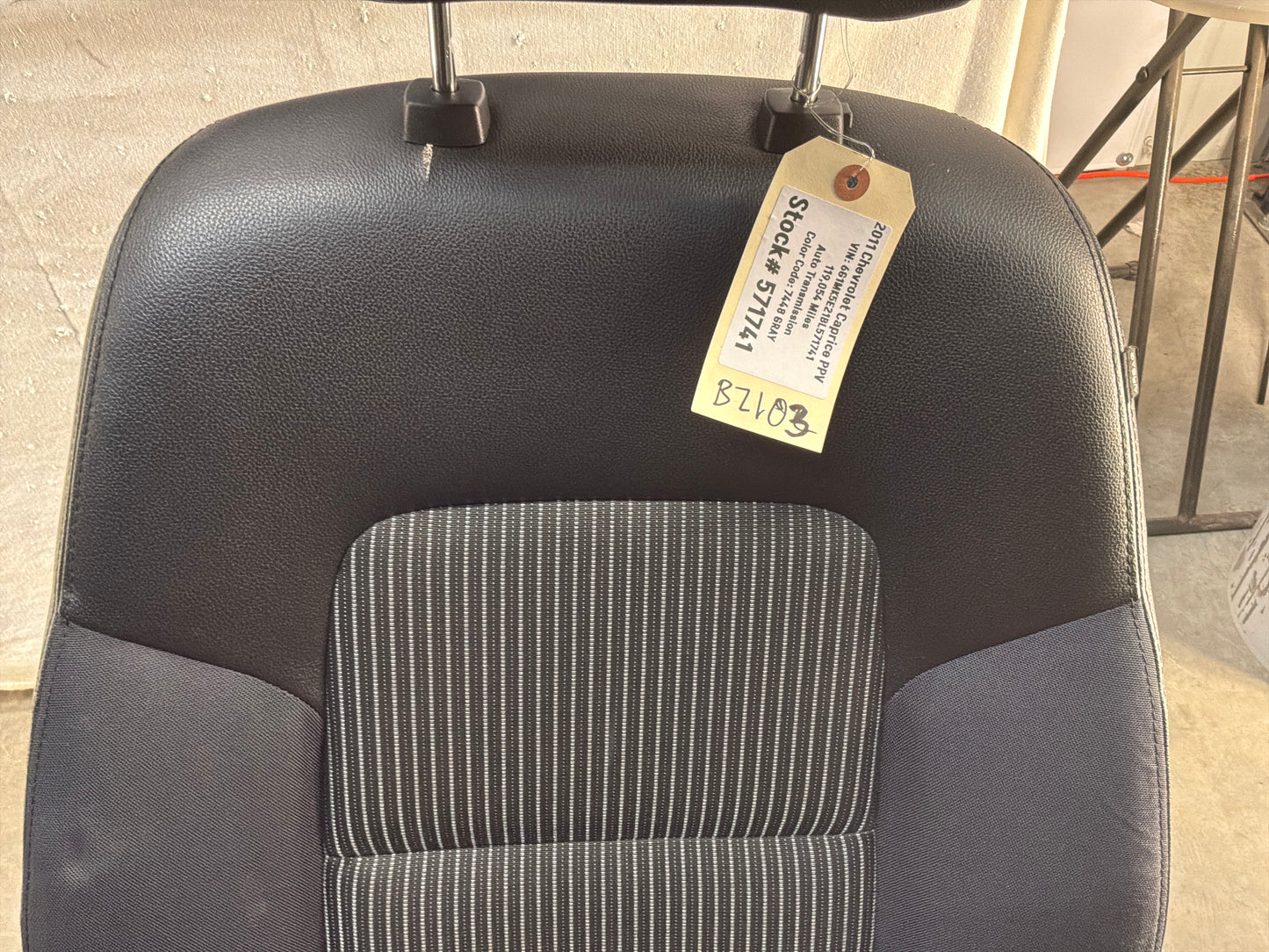 2011 Chevy Caprice PPV Seats Fronts & Rears OEM