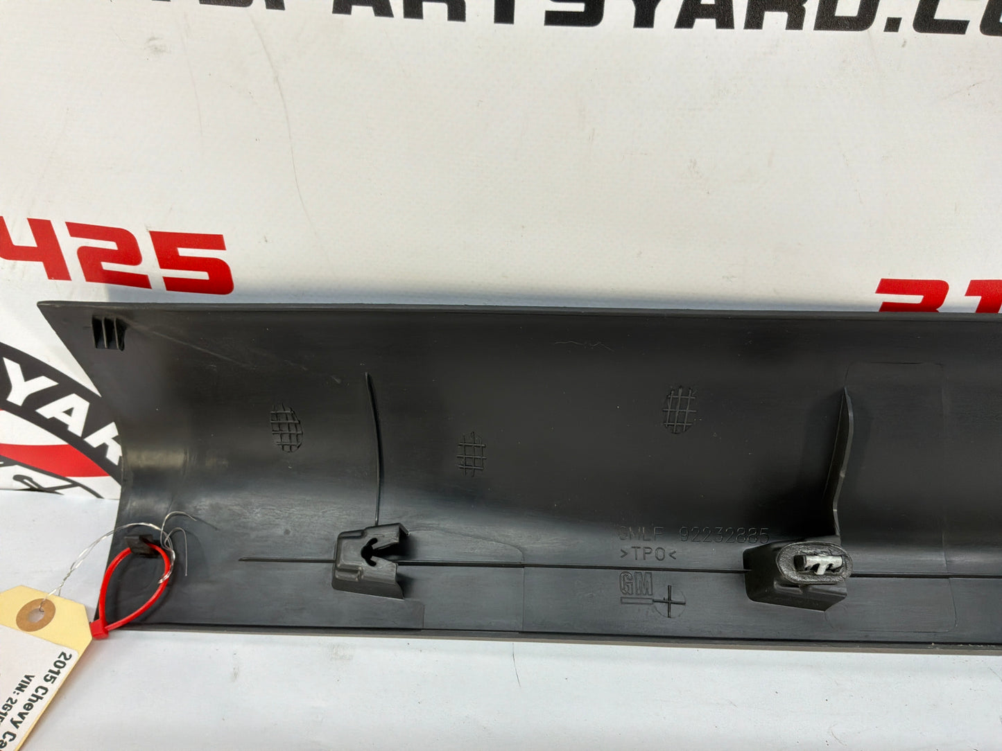 2015 Chevy Camaro SS 1LE RH Passenger Door Sill Scuff Carpet Retainer Plate OEM