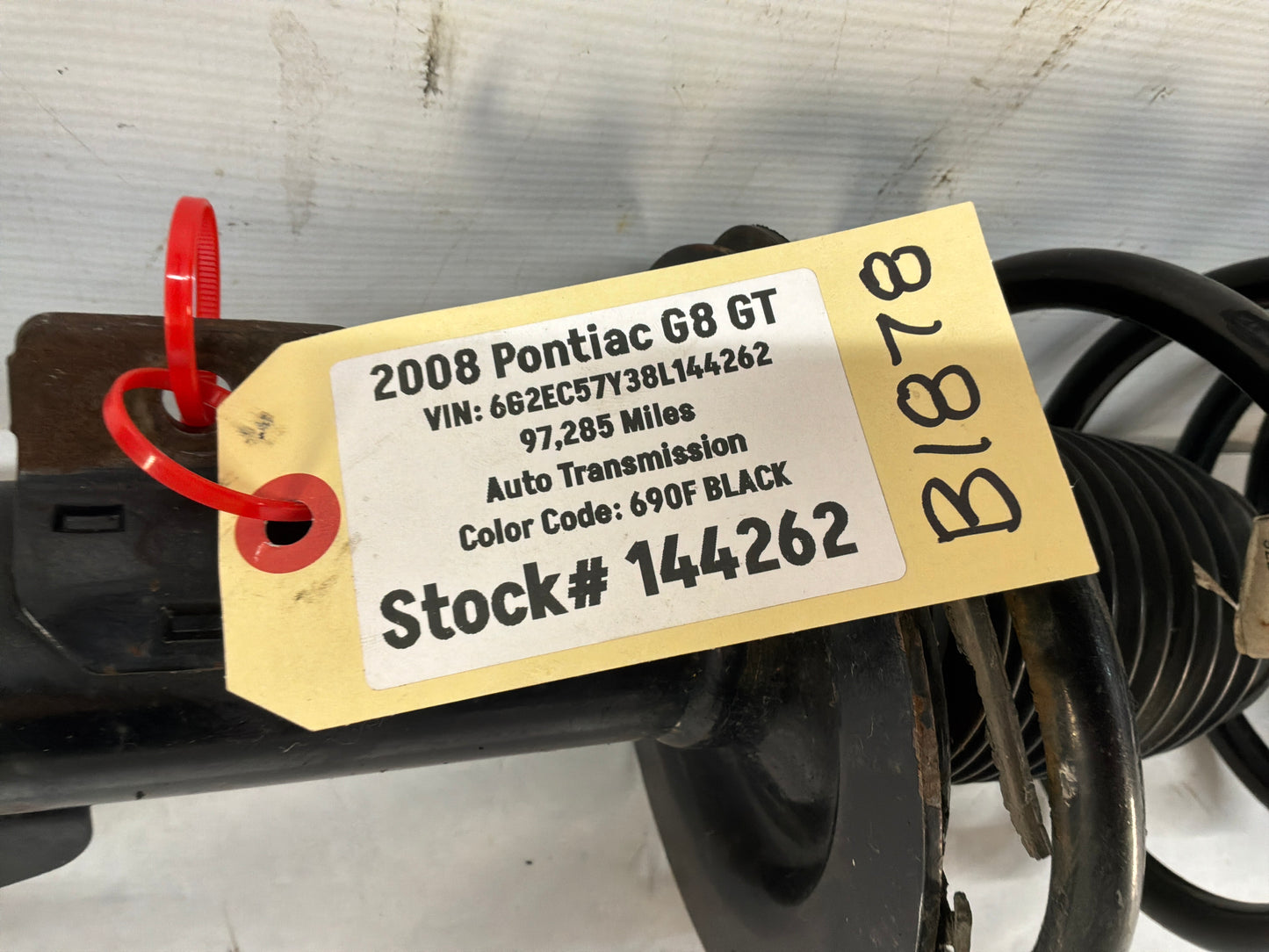 2009 Pontiac G8 GT RH Passenger Front Suspension Strut Assembly OEM