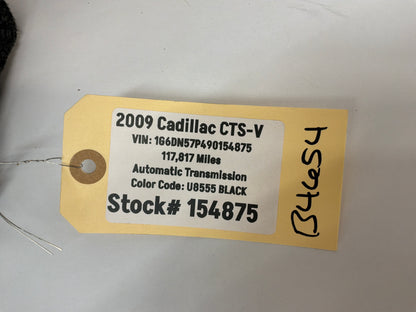 2009 Cadillac CTS-V Trunk carpet