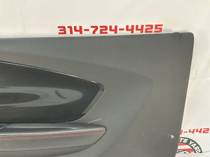 2013 Chevy Camaro ZL1 RH Passenger Carbon Flash Front Interior Door Panel Trim OEM