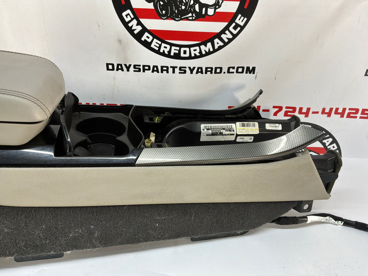 REPICTURE TAKE TRIM OFF AND PUT WITH B4531   2009 Cadillac CTS-V Center Console Armrest Gray Grey OEM - Day's Parts Yard