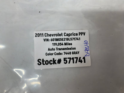2011 Chevy Caprice PPV Owners Manual Booklet OEM