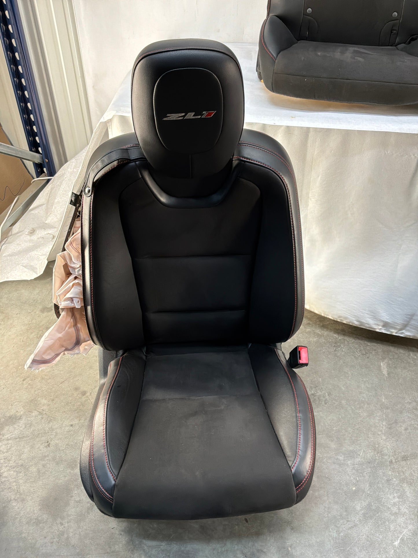 2014 Chevy Camaro ZL1 Seats Front and Rears Black Leather Suede OEM