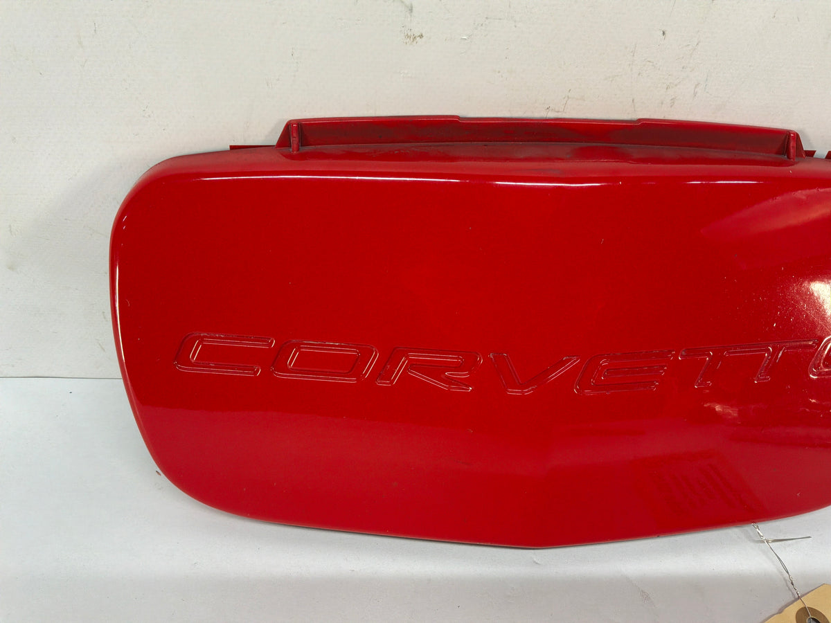 2002 Chevy C5 Corvette Convertible Front License Plate Cover OEM Red