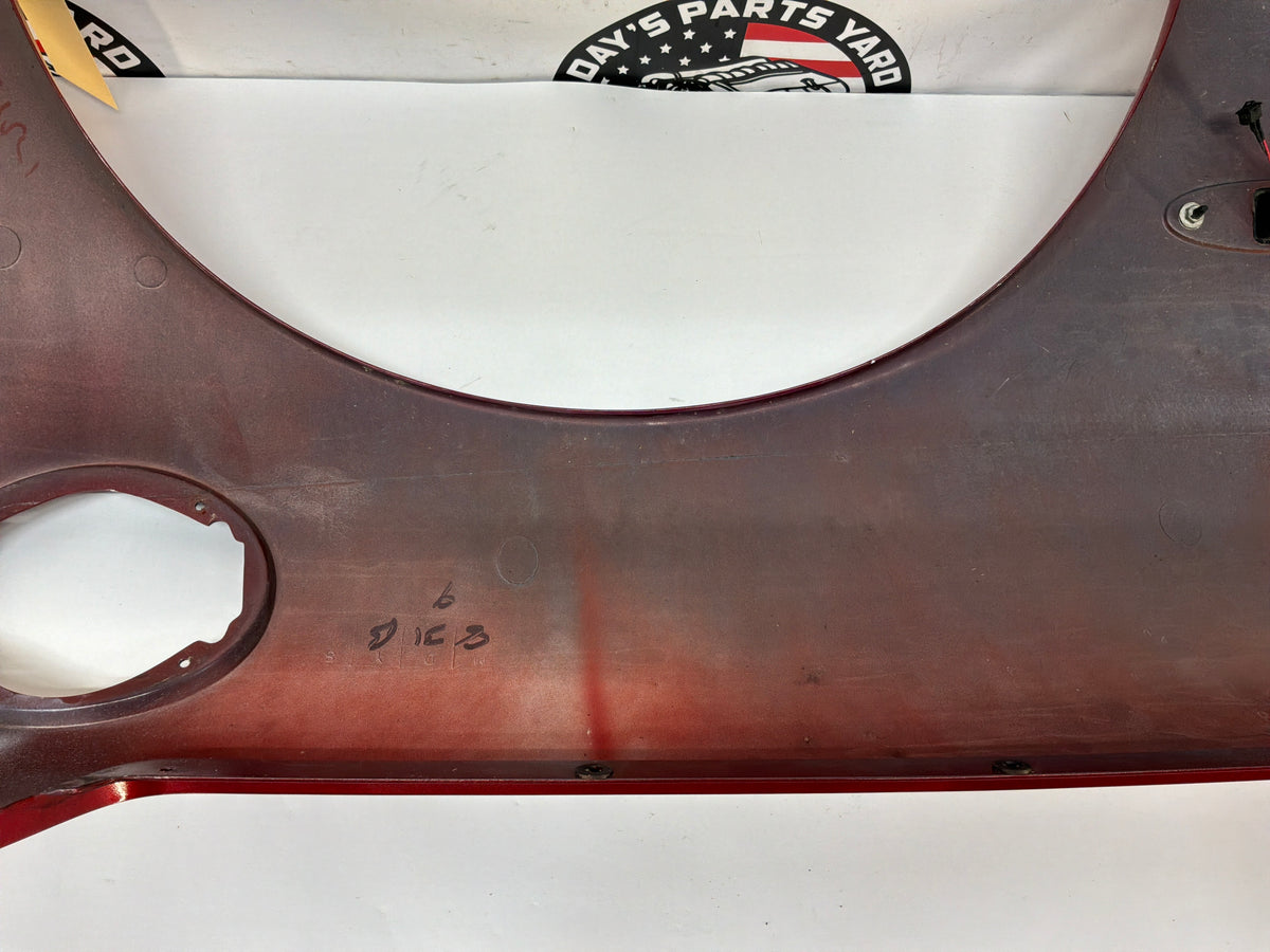 2002 Chevy C5 Corvette LH Driver Rear Quarter Fender Panel Red OEM