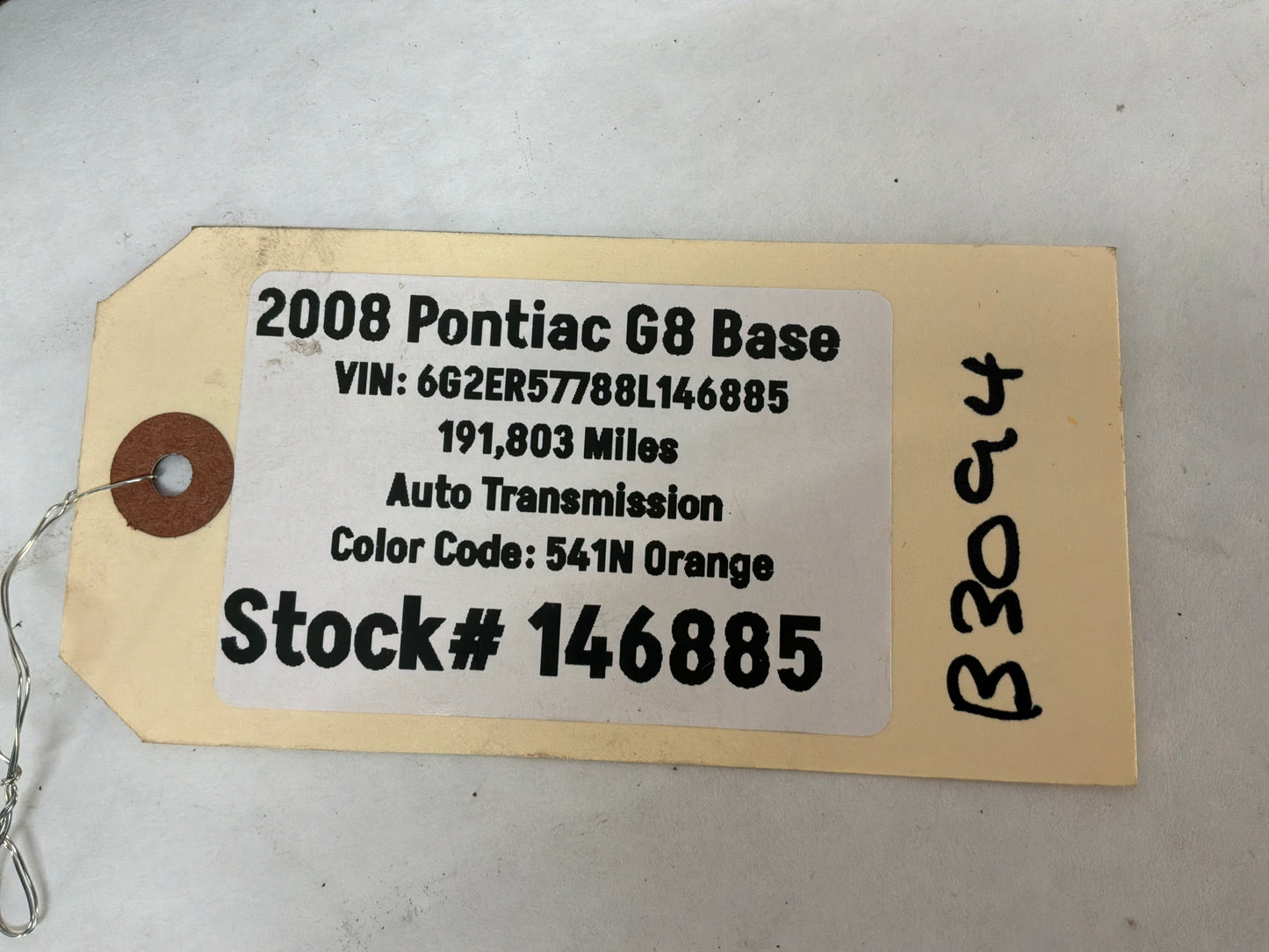 2008 Pontiac G8 Base High & Low Horns w/ Brackets OEM