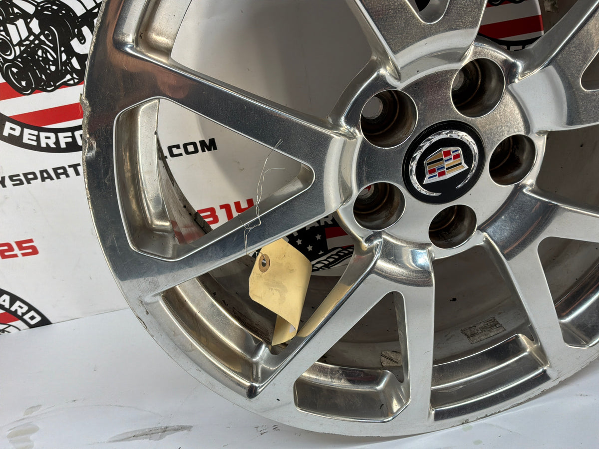 2009 Cadillac CTS-V Sedan Rear Factory OEM Polished Wheel Rim 19x9.5
