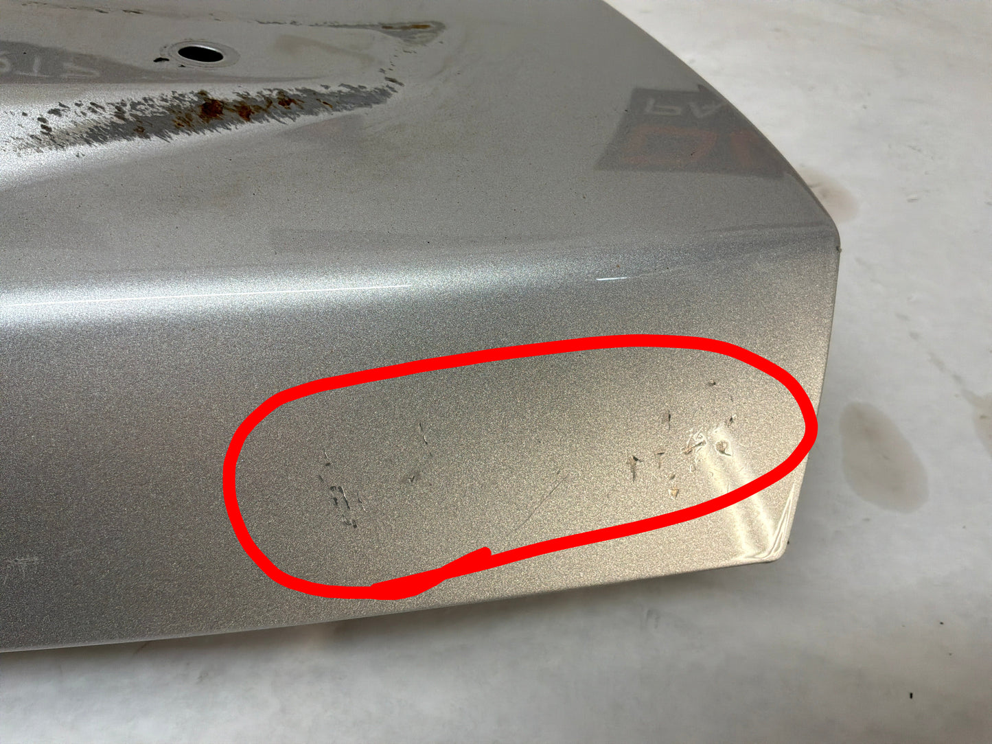 2015 Chevrolet Camaro SS 1LE Trunk Deck Lid Silver OEM