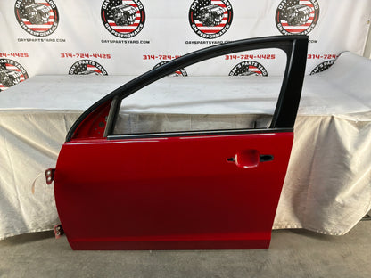2014 Chevy SS Sedan LH Driver Front Exterior Door Red OEM