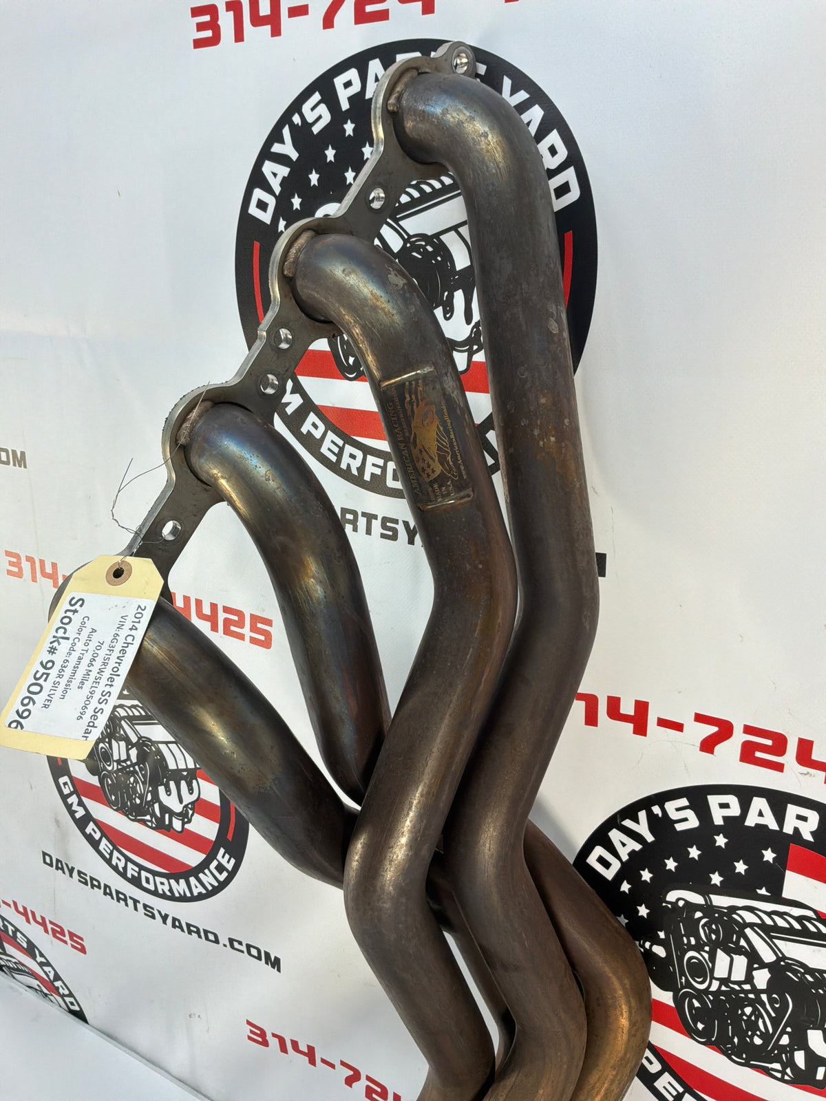 2014 Chevy SS Sedan American Racing Long Tube Exhaust Headers w/ Catted X Pipe