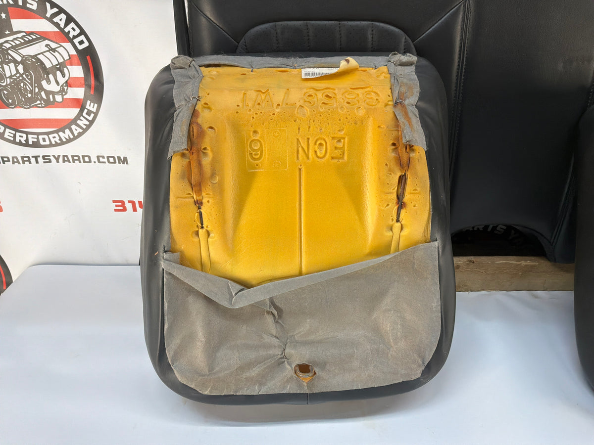 2002 Chevy Camaro Z28 Rear Seats Gray Grey Leather OEM