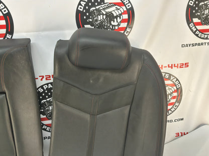 2014 Chevy SS Sedan Seats Fronts and Rears Black Leather Alcantara Suede OEM