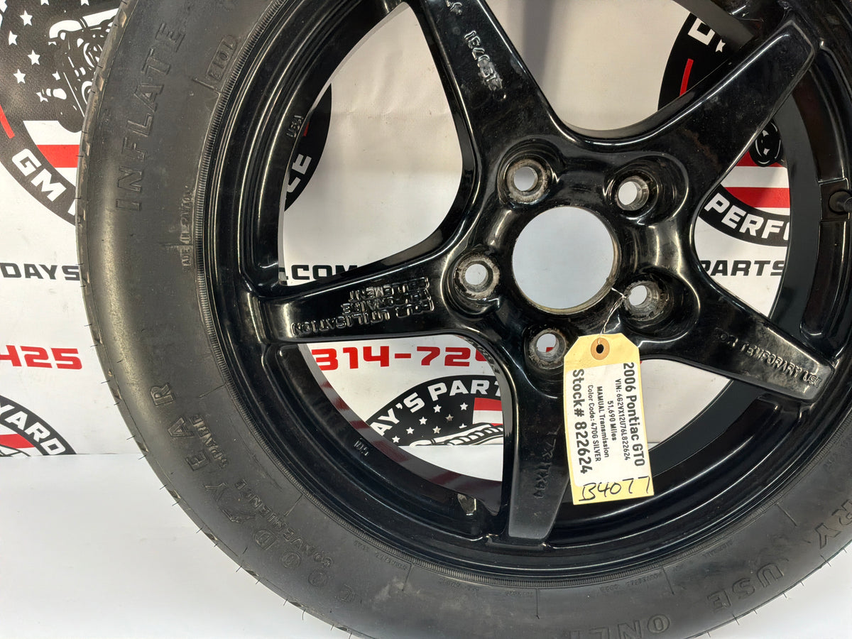 2006 Pontiac GTO Compact Spare Wheel & Tire OEM