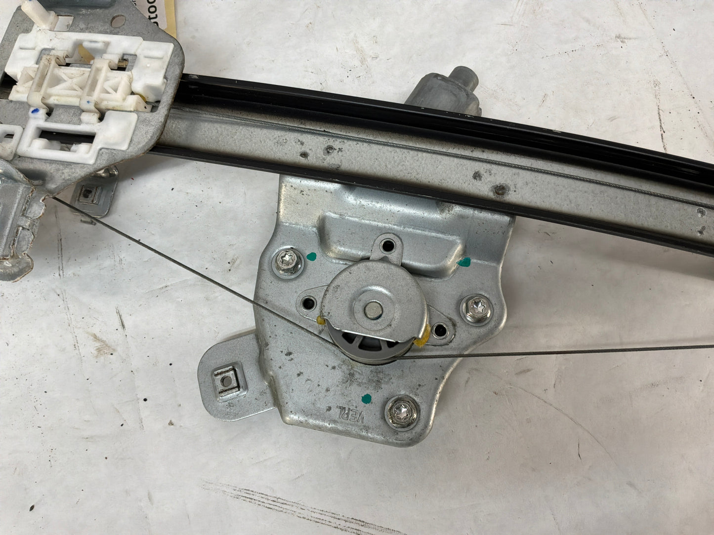 2014 Chevy Caprice PPV LH Driver Rear Window Regulator w/ Motor OEM