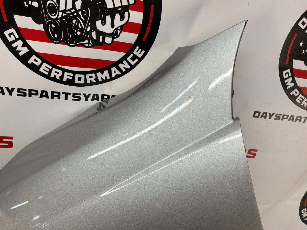 2014 Chevy SS Sedan LH Driver Front Fender Silver OEM