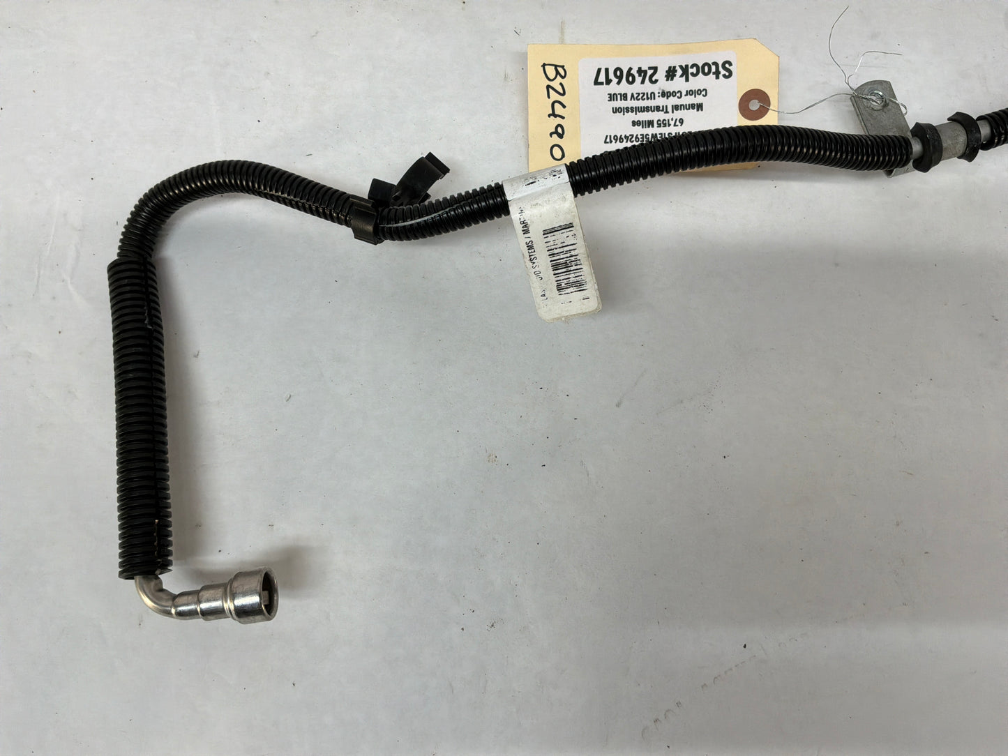 2014 Chevy Camaro SS Fuel Gas Line Hose Tube Pipe OEM