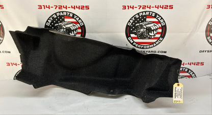 2013 Chevy Camaro ZL1 LH Driver Interior Quarter Panel Trunk Compartment Felt Carpet Liner OEM