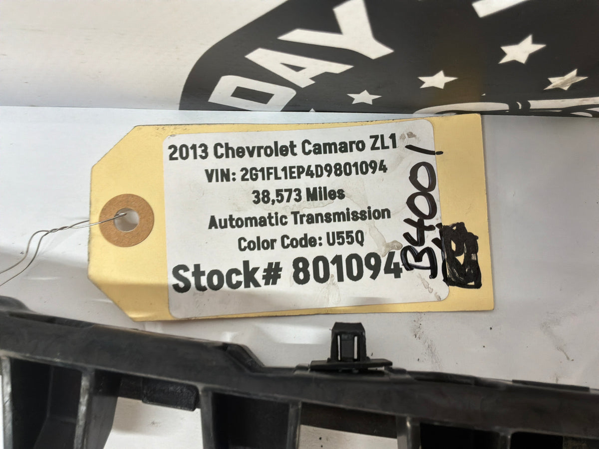 2013 Chevy Camaro ZL1 Rear Center Bumper Upper Support Bracket OEM