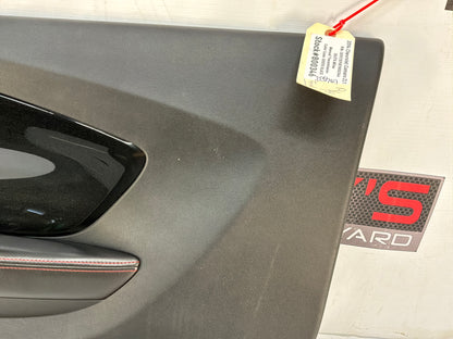 2014 Chevy Camaro ZL1 RH Passenger Carbon Flash Front Interior Door Panel Trim OEM