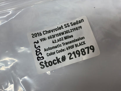 2016 Chevy SS Sedan Over Head Rear Dome Map Light OEM