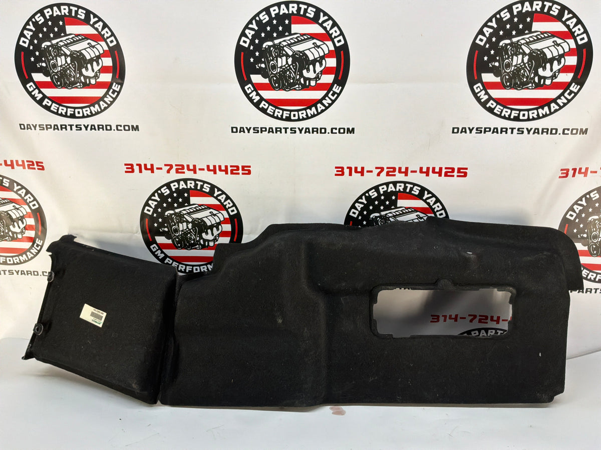 2008 Pontiac G8 GT LH Driver Interior Trunk Quarter Cargo Carpet Trim Panel Cover OEM