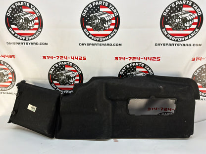 2008 Pontiac G8 GT LH Driver Interior Trunk Quarter Cargo Carpet Trim Panel Cover OEM