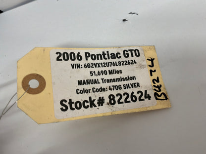 2006 Pontiac GTO RH Passenger Door Lock Actuator Assembly OEM