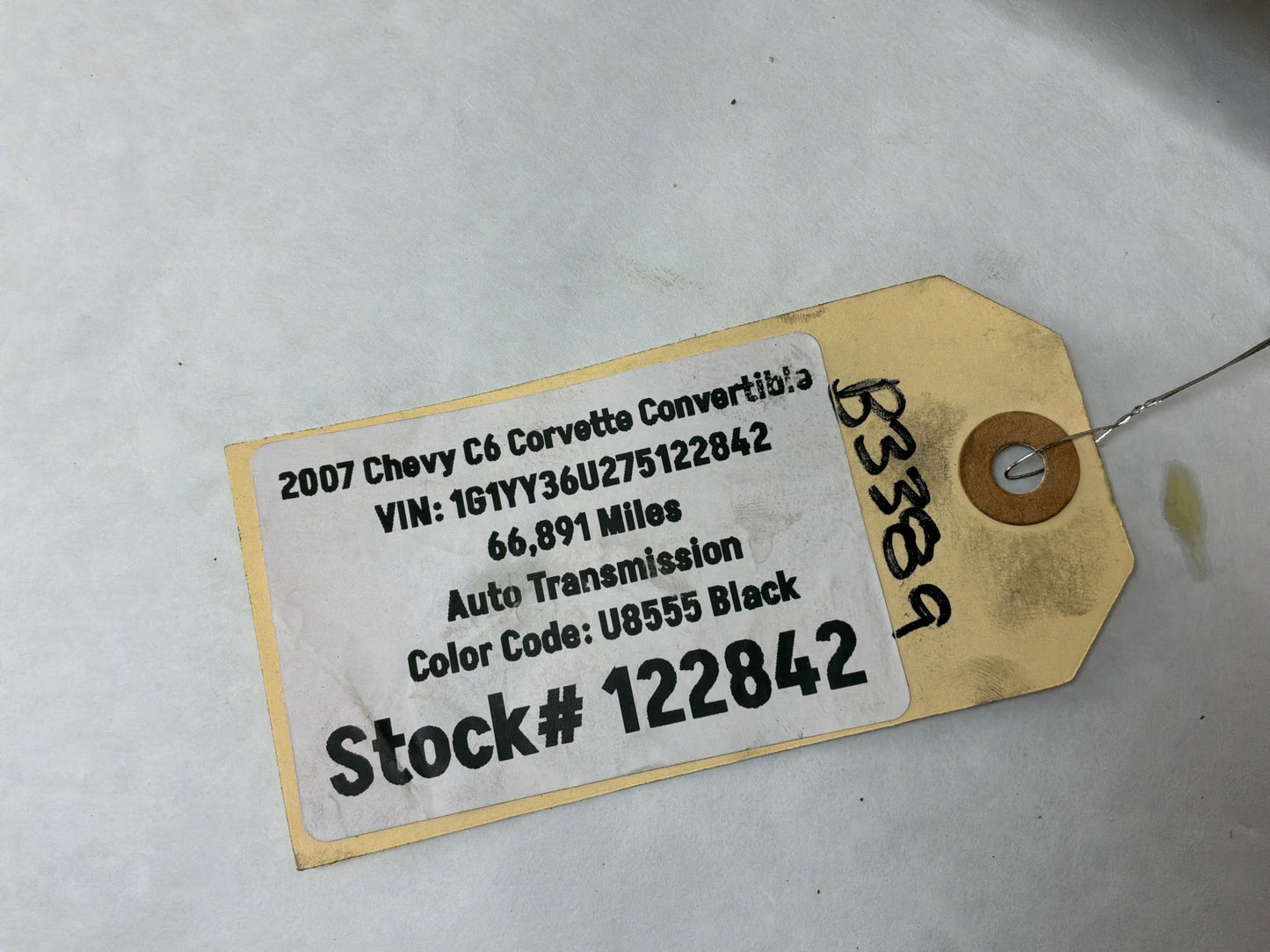 2007 C6 Corvette Convertible Brake Booster Master Cylinder Reservoir OEM