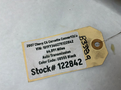 2007 C6 Corvette Convertible Brake Booster Master Cylinder Reservoir OEM