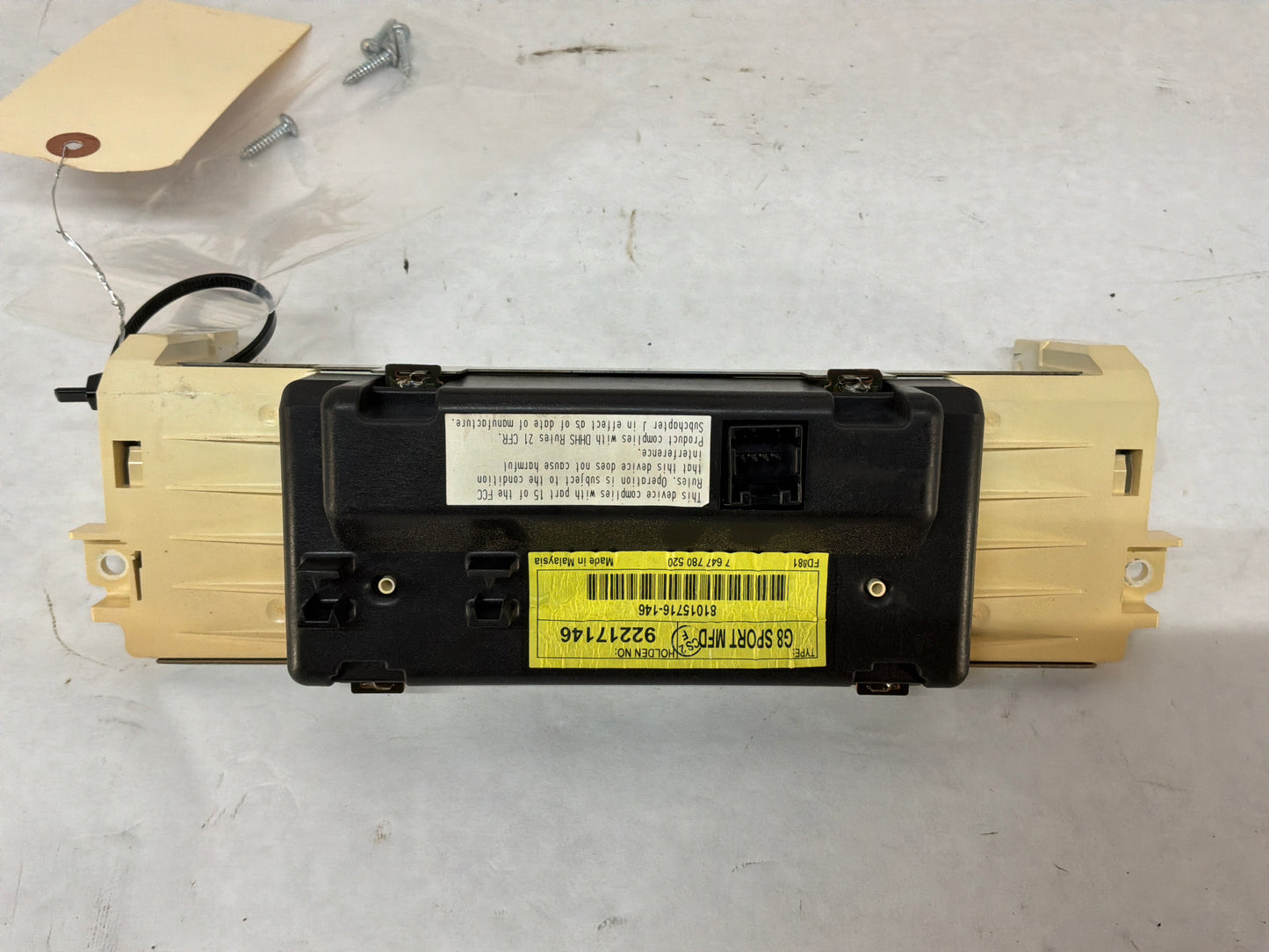 2008 Pontiac G8 GT Atari Dash Gauges Display Unit OEM