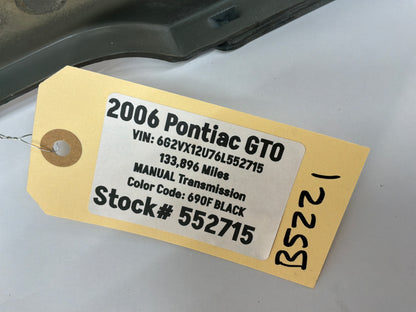 2006 Pontiac GTO RH & LH Hood Hinges Set OEM