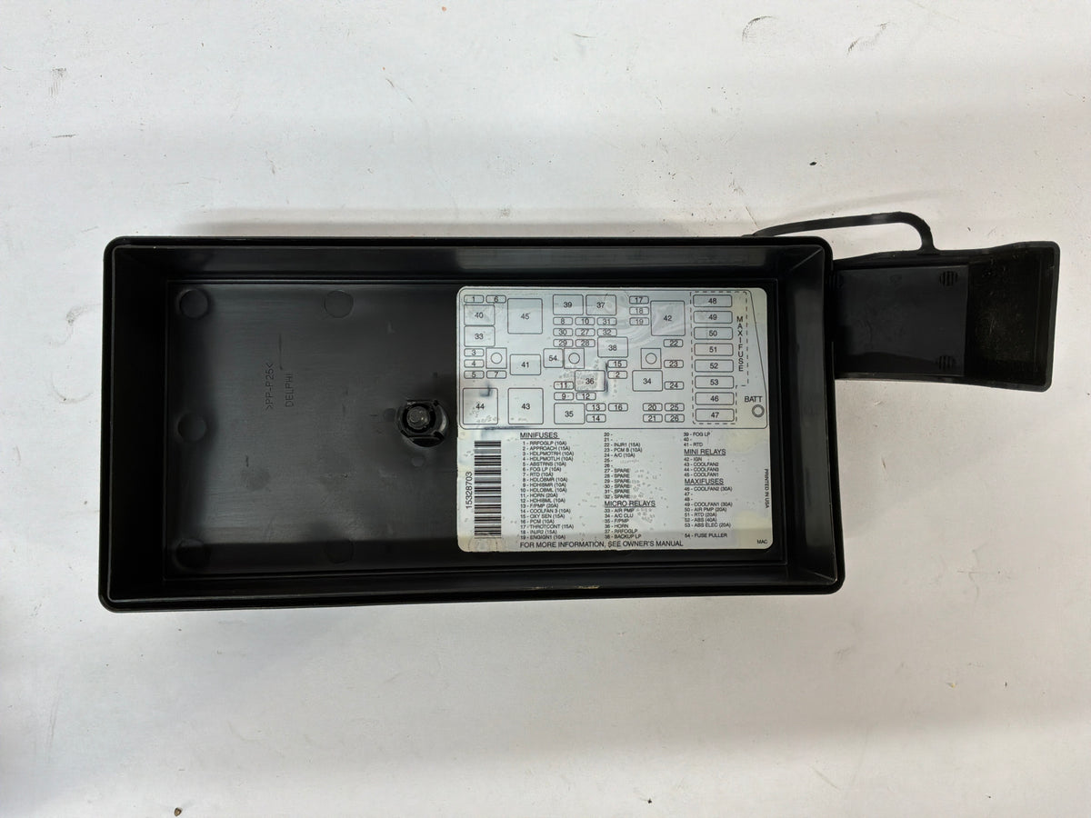 2002 Chevy C5 Corvette Convertible Fuse Box Relay OEM