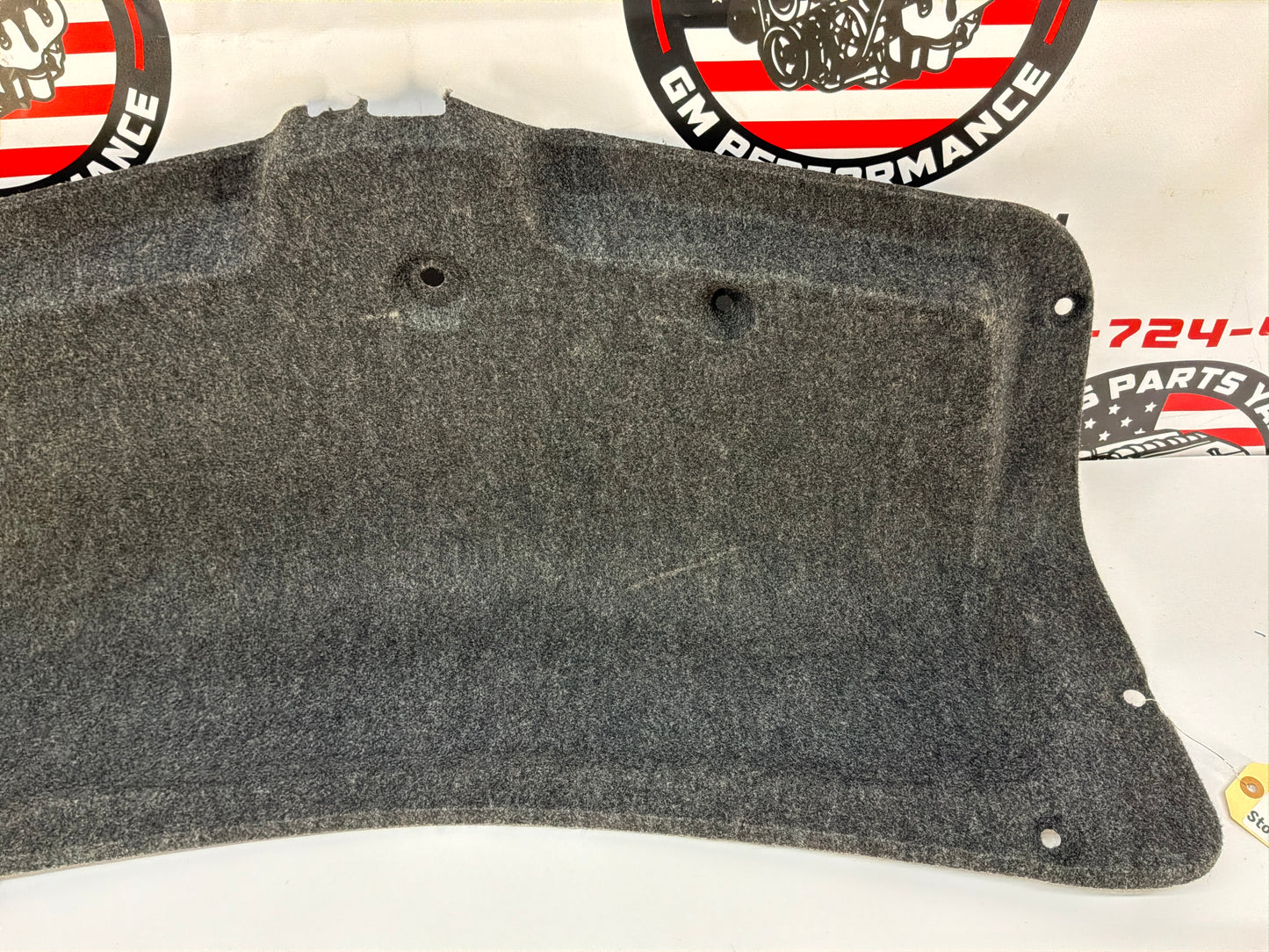 2006 Cadillac CTS-V Trunk Deck Lid Liner Carpet Felt OEM