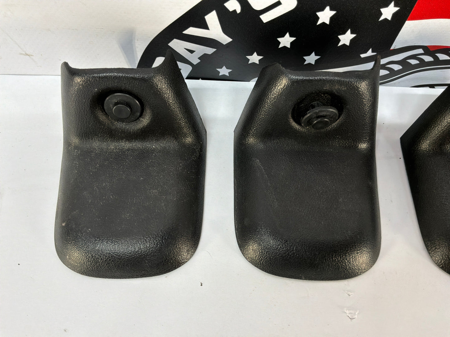 2007 Chevy C6 Corvette Convertible RH & LH LH Driver Seat Track Frame Finish Covers Trims OEM