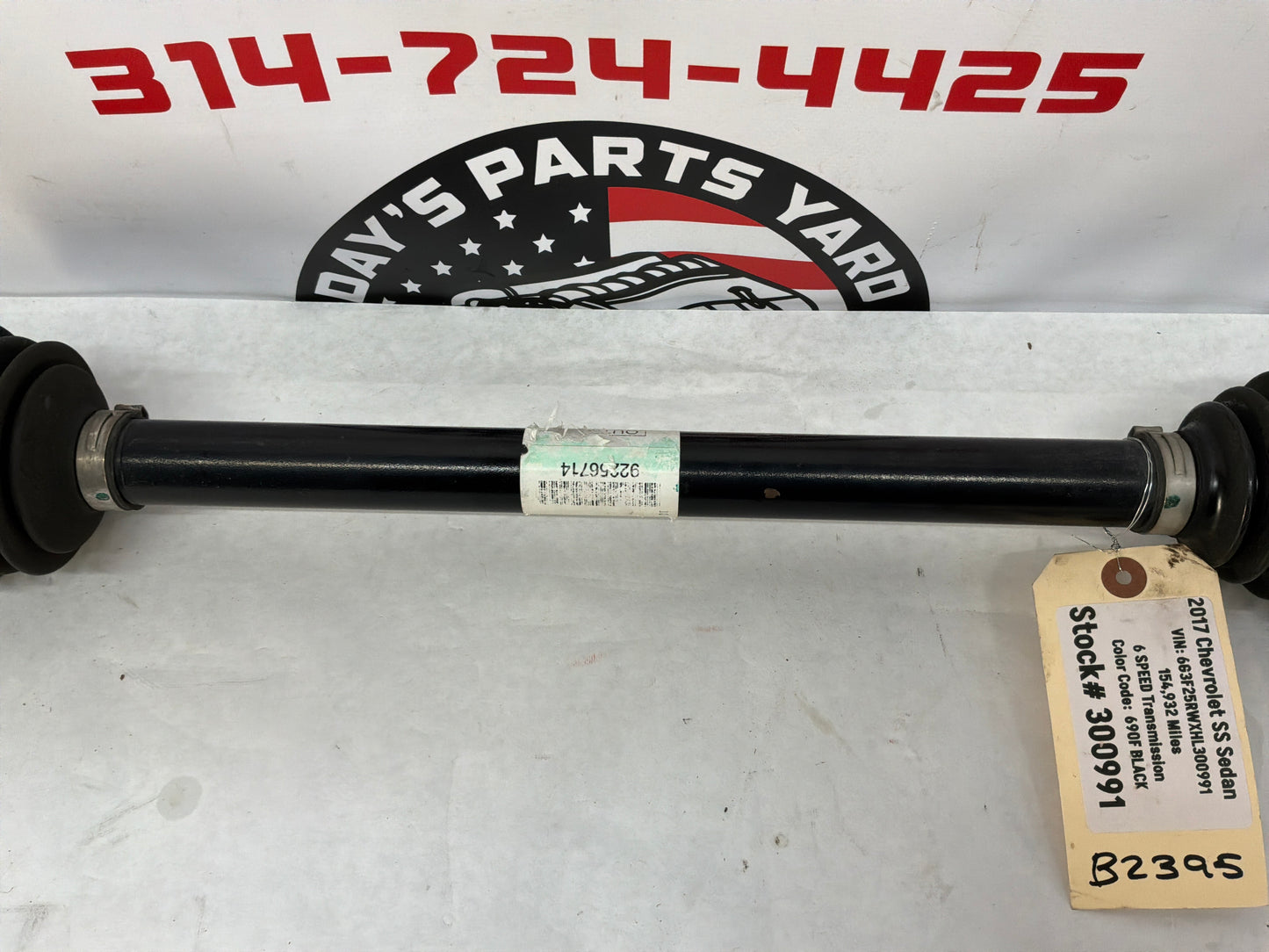 2017 Chevy SS Sedan LH Driver Rear CV Axle Half Shaft OEM