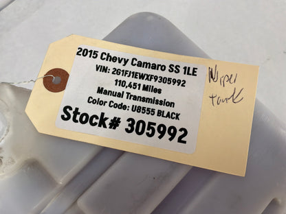 2015 Chevy Camaro SS 1LE Windshield Wiper Washer Reservoir Tank Bottle OEM