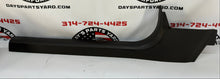 2007 Chevy C6 Corvette Convertible LH Driver Interior Carpet Retainer Sill Scuff Trim Cover Kick Panel OEM