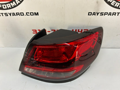 2017 Chevy SS Sedan RH Passenger Outer Tail Light Taillight Stop Lamp OEM