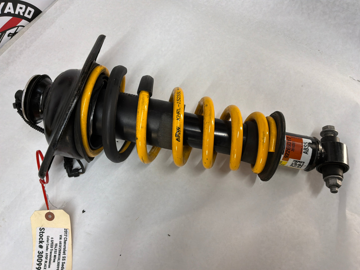 2017 Chevy SS Sedan Front & Rear Magnetic Ride Suspension Struts w/ King Coil Springs