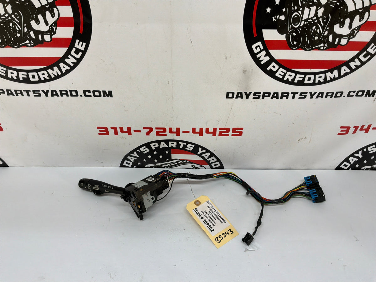 2002 Chevy C5 Corvette Turn Signal Multifunction Column Stalk Switch Assembly OEM