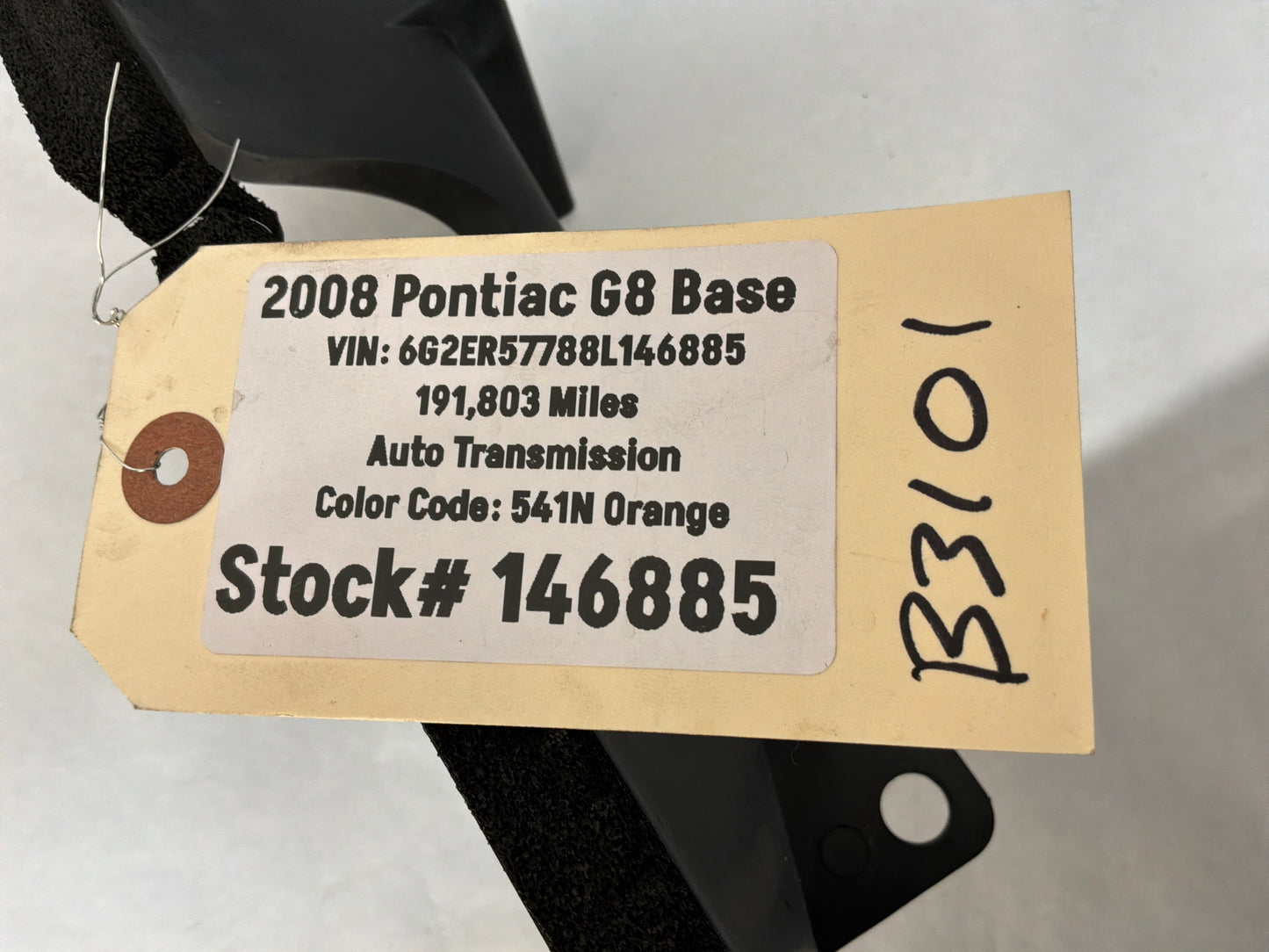 2008 Pontiac G8 Base Duct Radiator Engine Air Inle