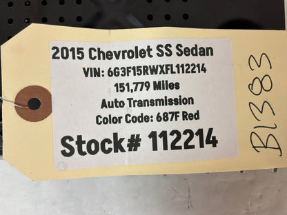 2015 Chevrolet SS Sedan Bose Speaker Amplifier OEM