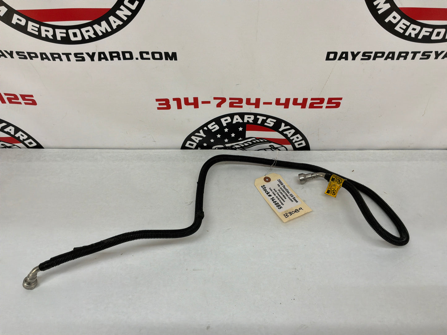 2008 Pontiac G8 Base Fuel Gas Line Hose Tube OEM