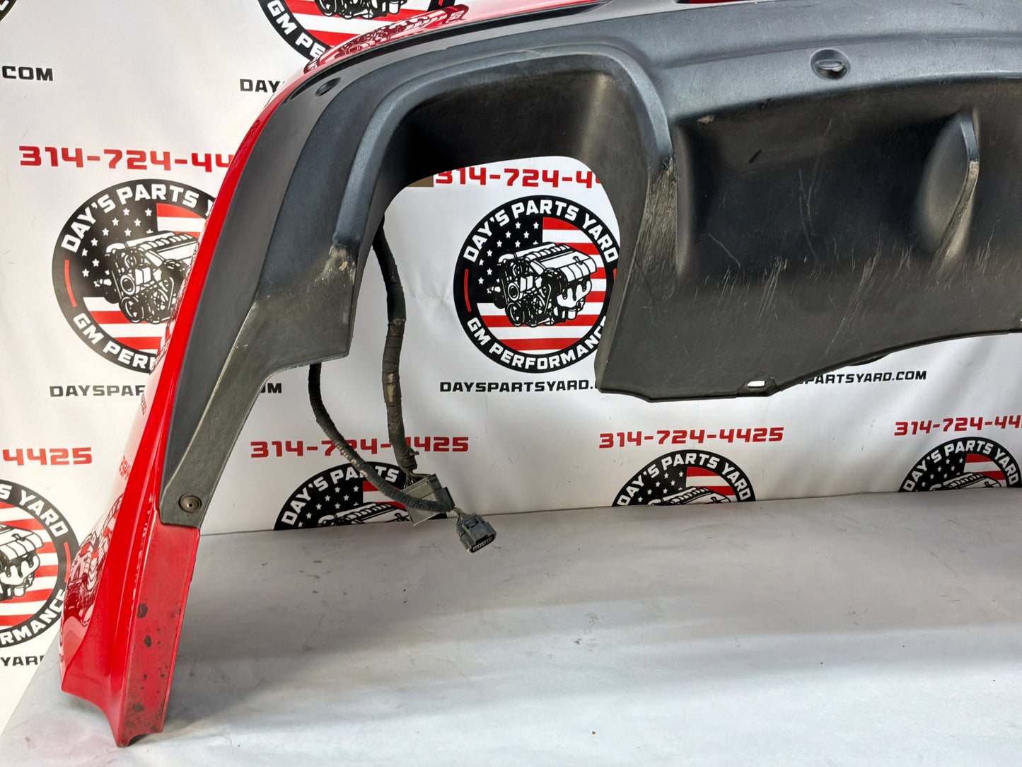 2014 Chevy SS Sedan Rear Bumper Cover Red OEM